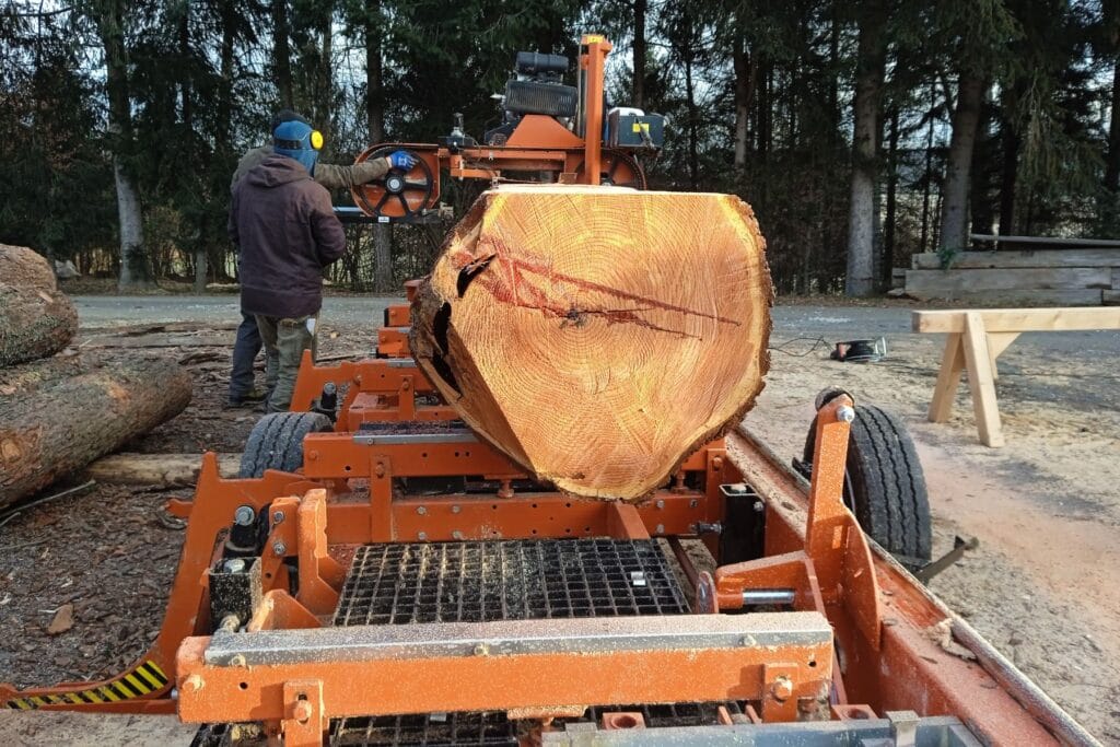 Trak mobilny podczas pracy