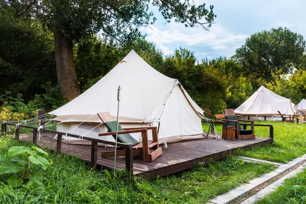Glamping w jurtach