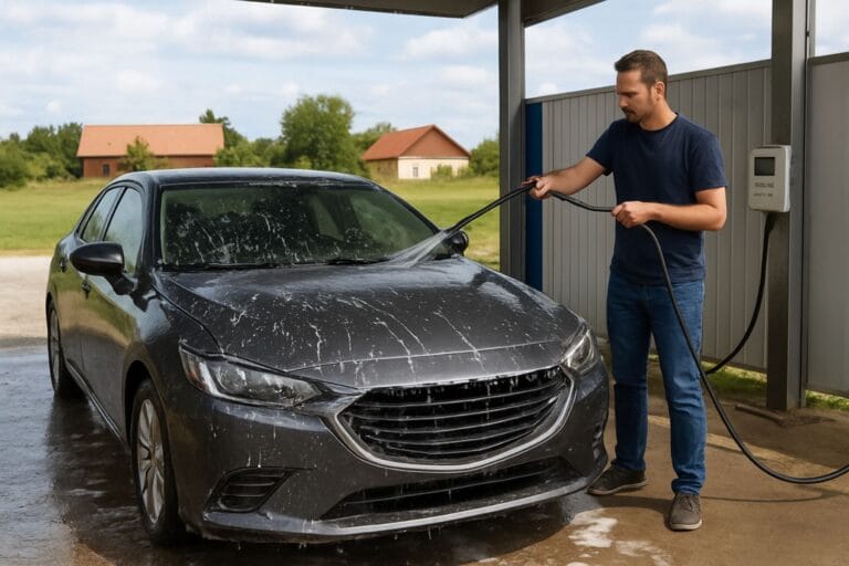 myjnia samochodowa biznes na wsi